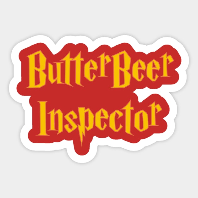 Butter Beer Inspector Sticker by grekhov